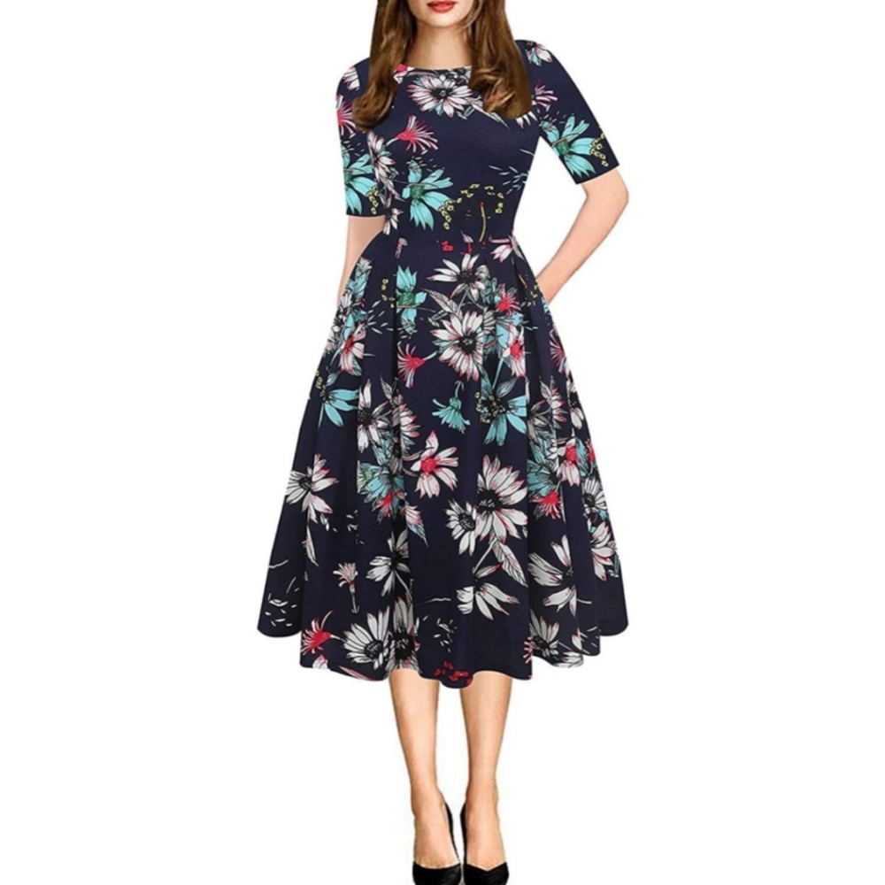 NEW Puffy Swing Casual Party Dress
W/ Pockets